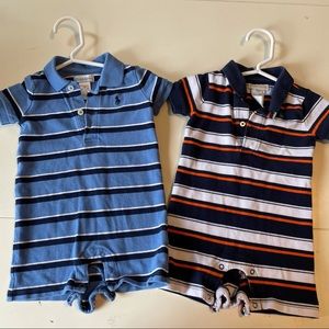 2 Boys 6m Polo Ralph Lauren striped romper